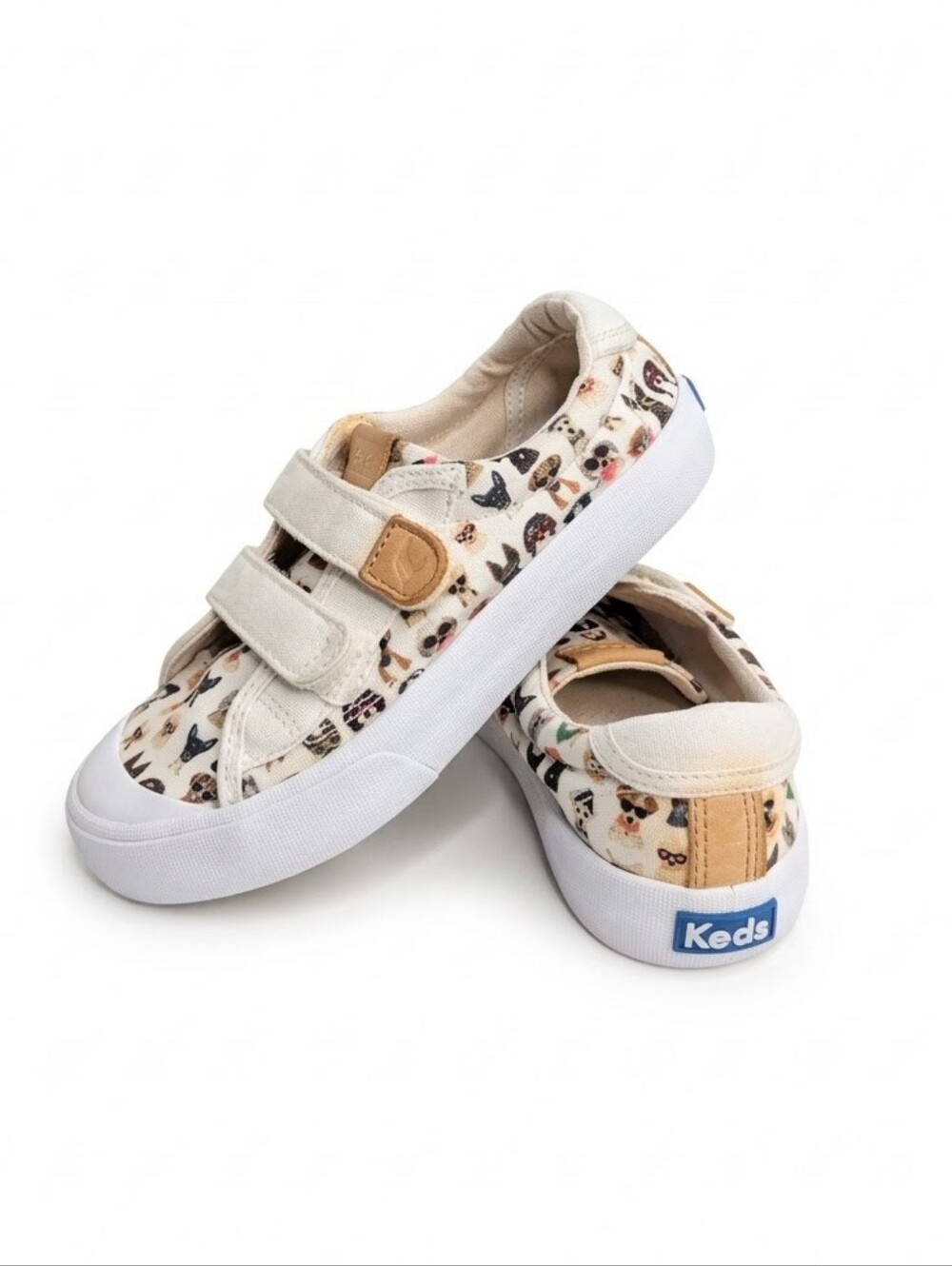 Keds x Rifle Paper Co Kids Crew Kick 75 2V Dog Days Sneakers | Size 11